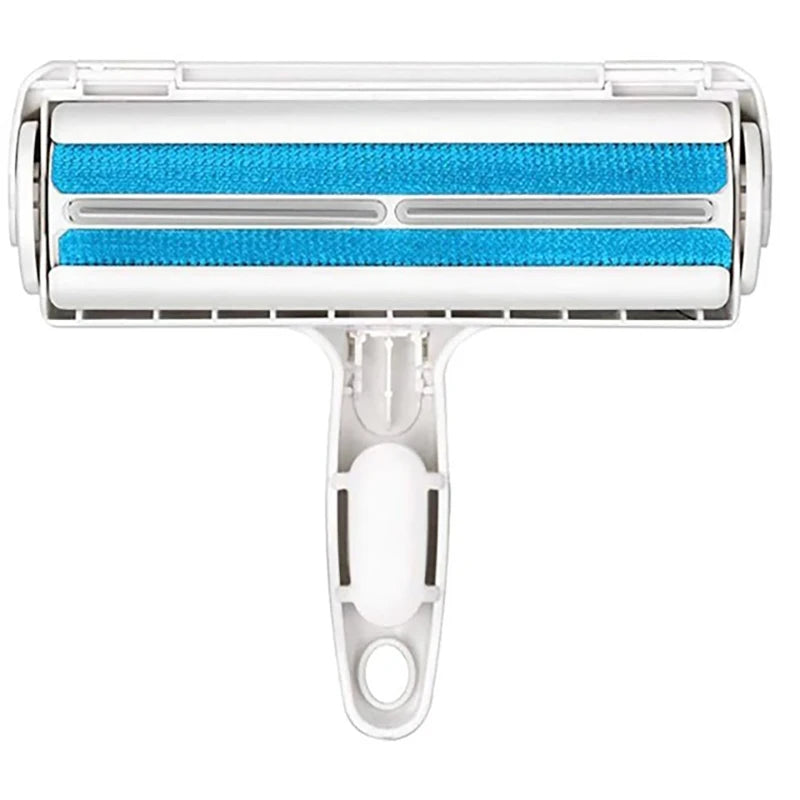 Reusable pet hair remover roller