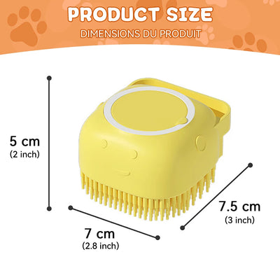 Silicone Bath Brush with Shampoo Dispenser