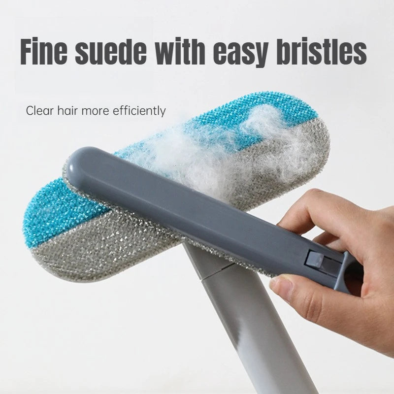 Long-Handled Pet Hair Remover for Carpets