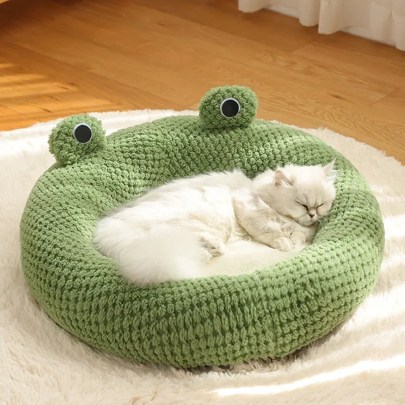 Frog Pet Bed - Open round