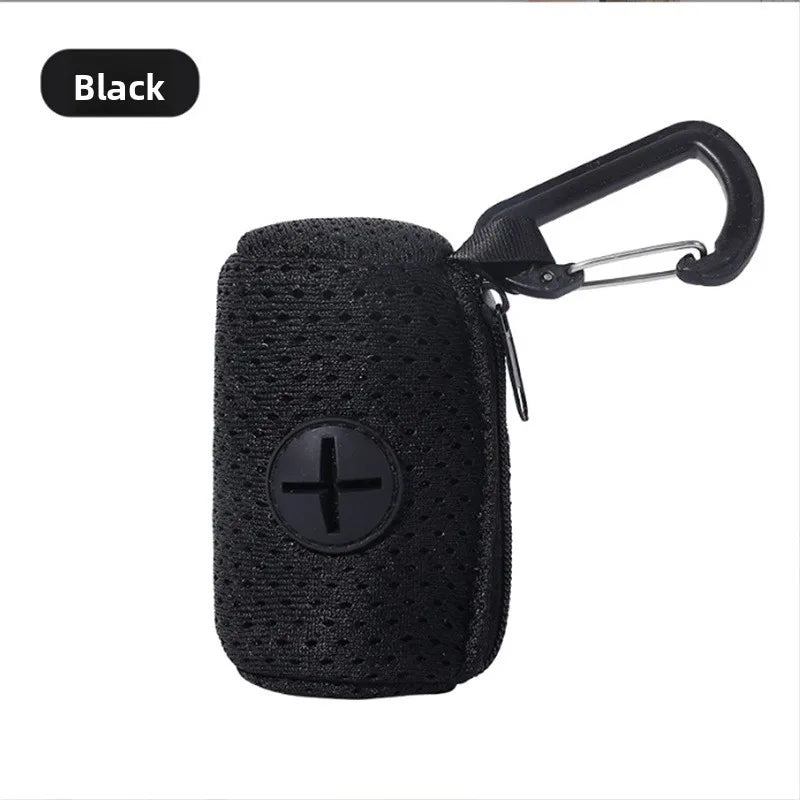 Clip-On Poop Bag Holder - Black