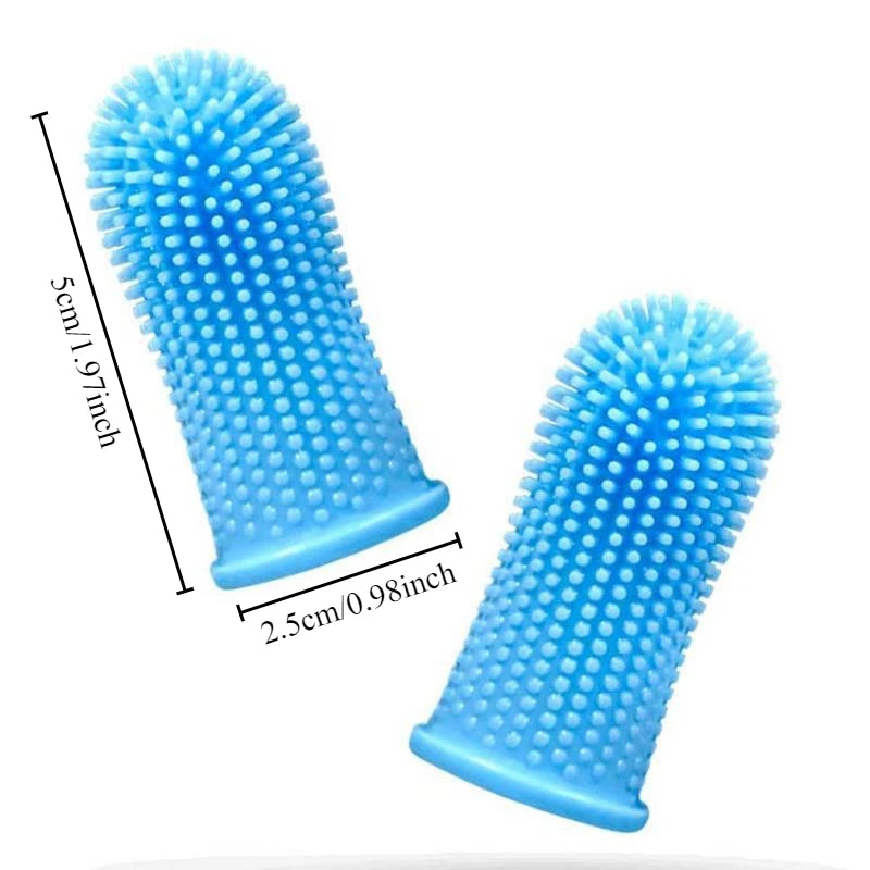 Silicone Finger Toothbrush for Dogs and Cats