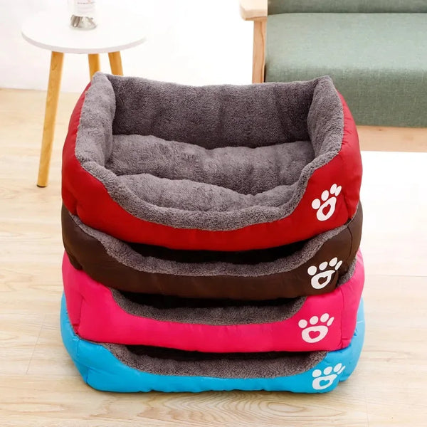 Square Dog Bed with Raised Sides
