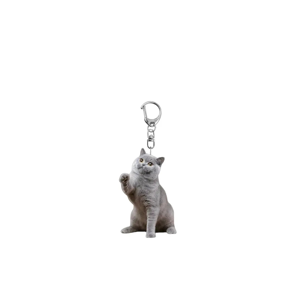 Acrylic Cat Keyring