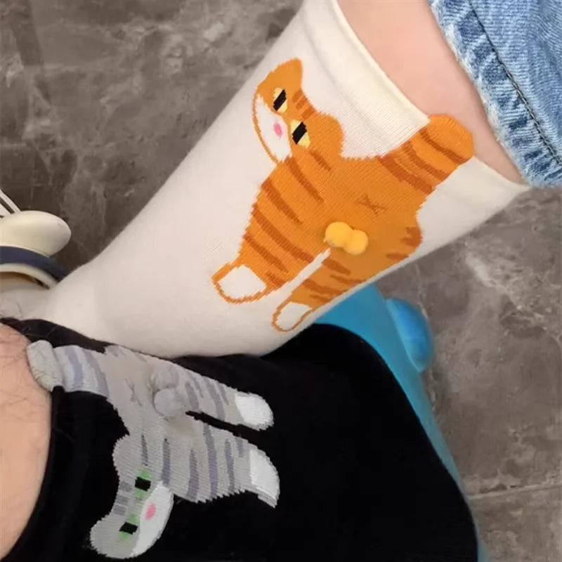 Cat Lady Cotton Socks
