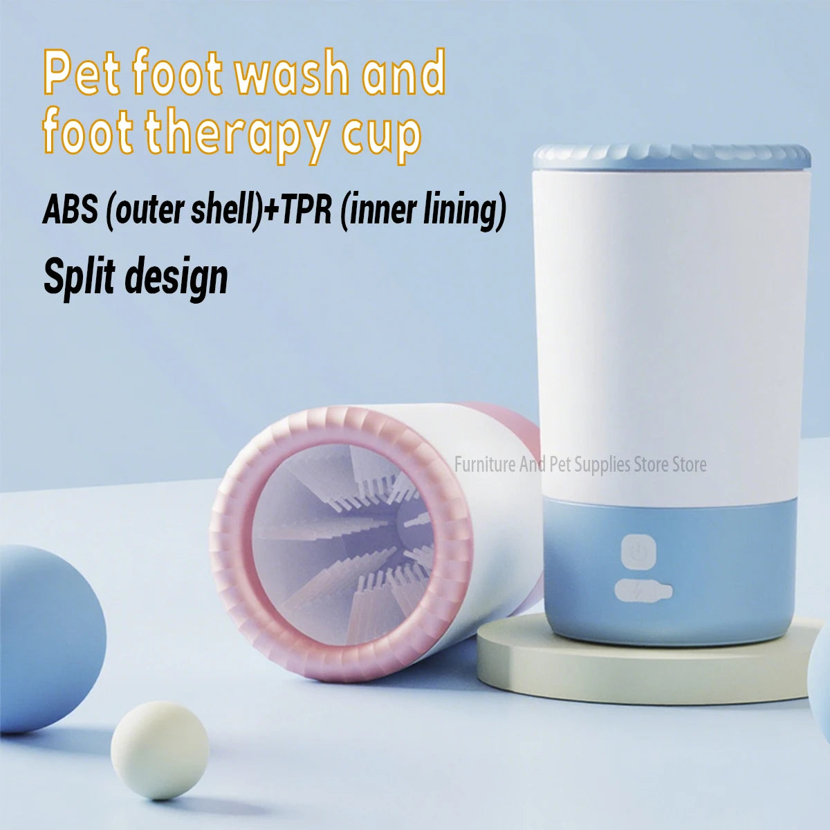 Electric Paw Washer Cup