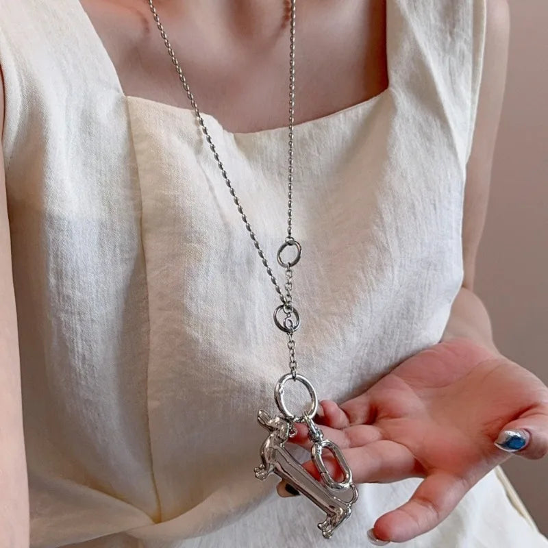 Sausage Dog Pendant Necklace