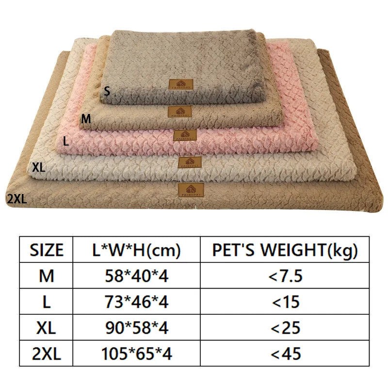 Sponge Crate Mat with Faux Fur Cover