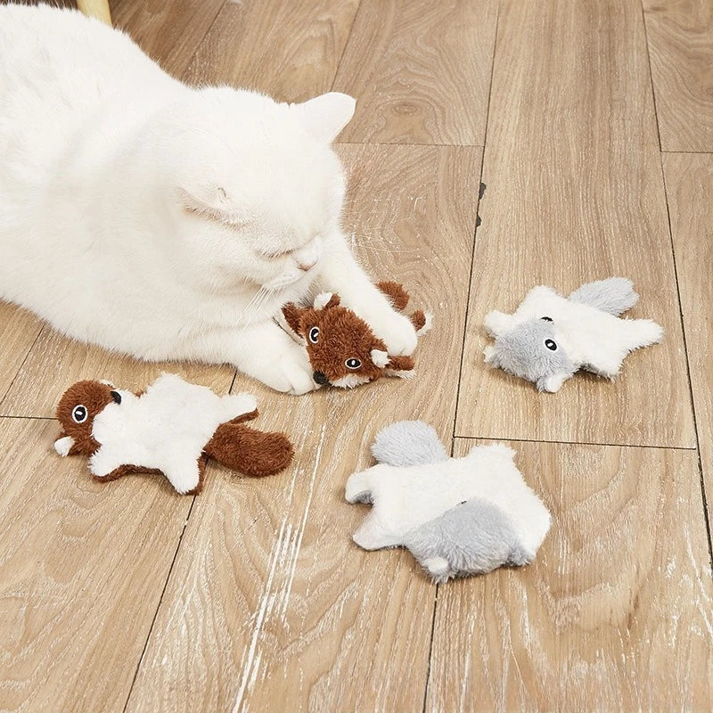 Squeaky Flying Squirrel Plush Toy