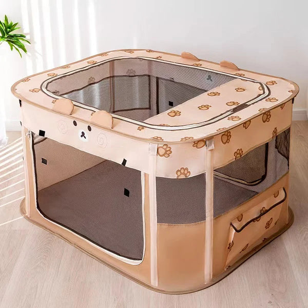 Pop-Up Pet Playpen House