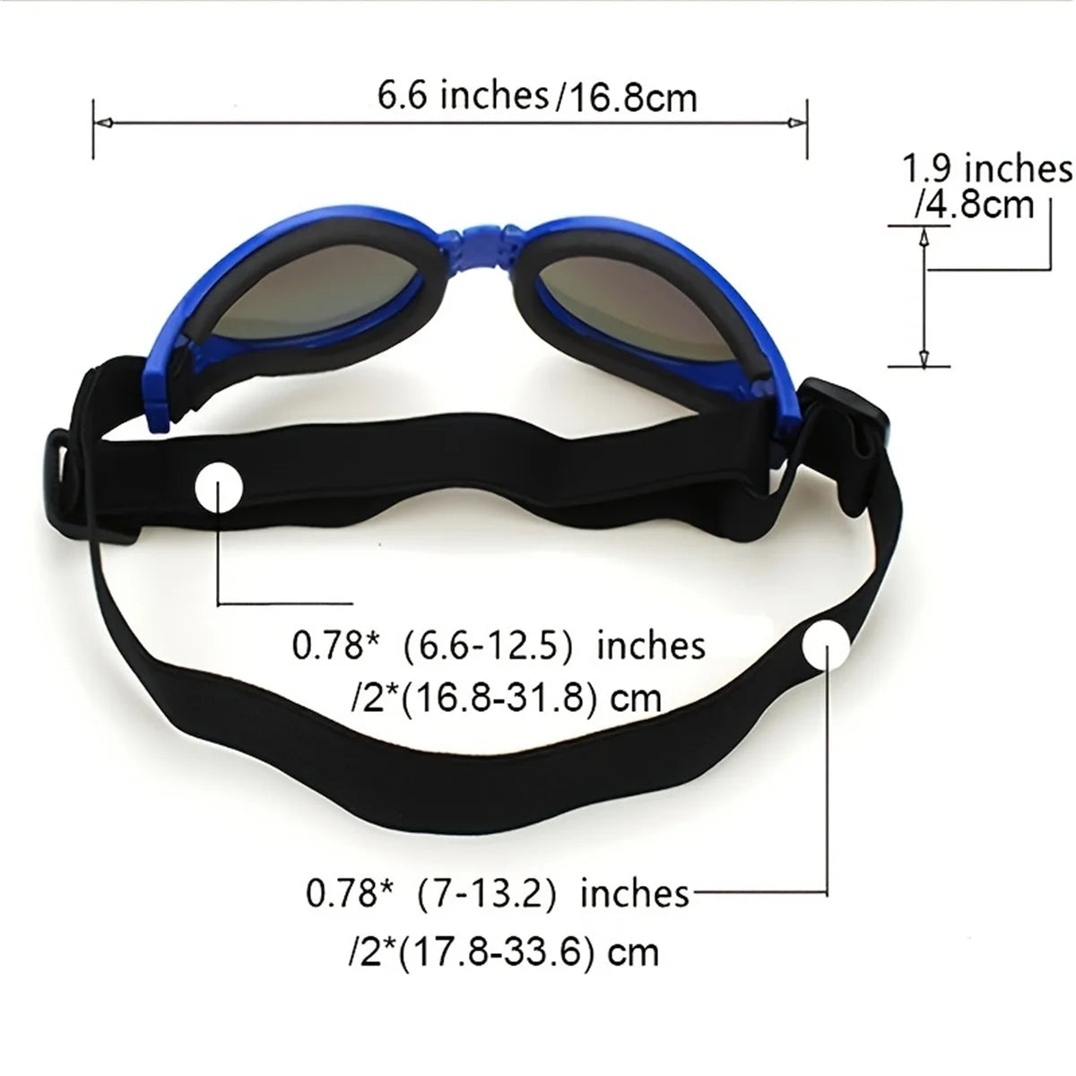 Foldable Retro Sunglasses for Dogs