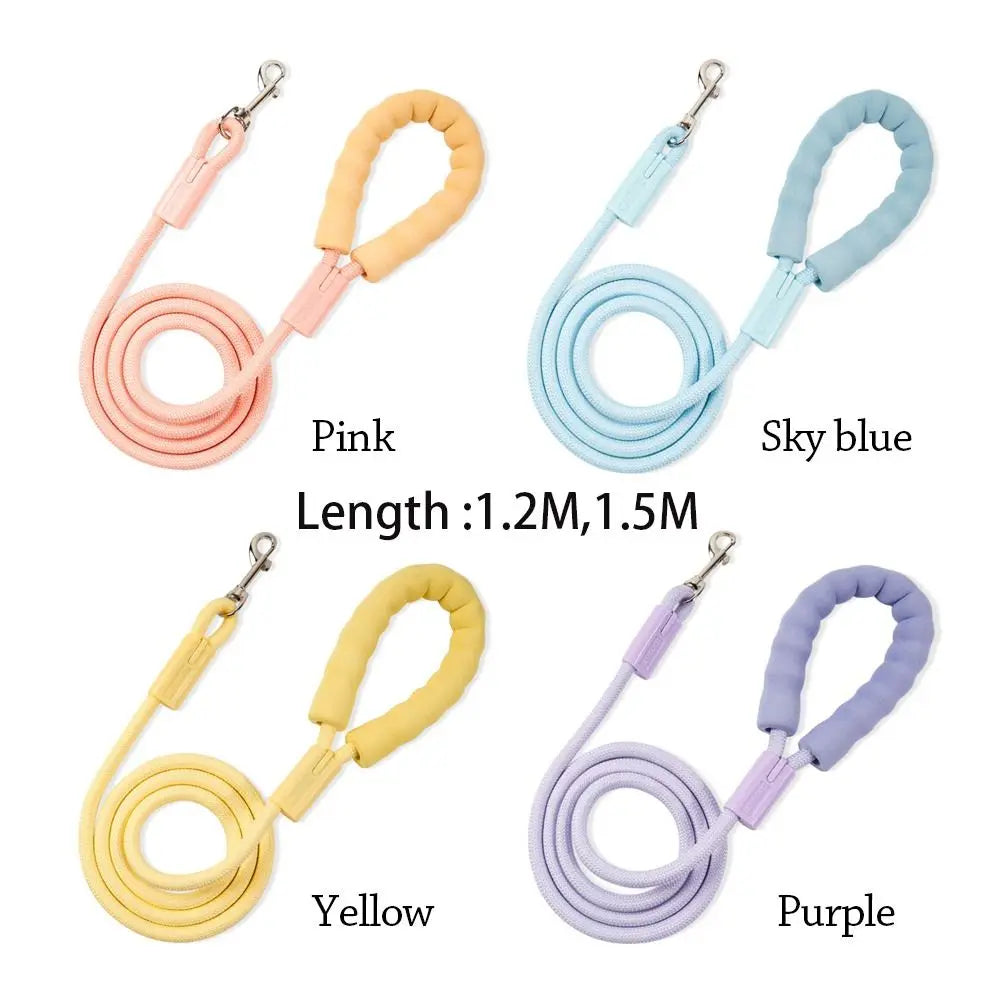 Pastel Rope Lead with Padded Handle