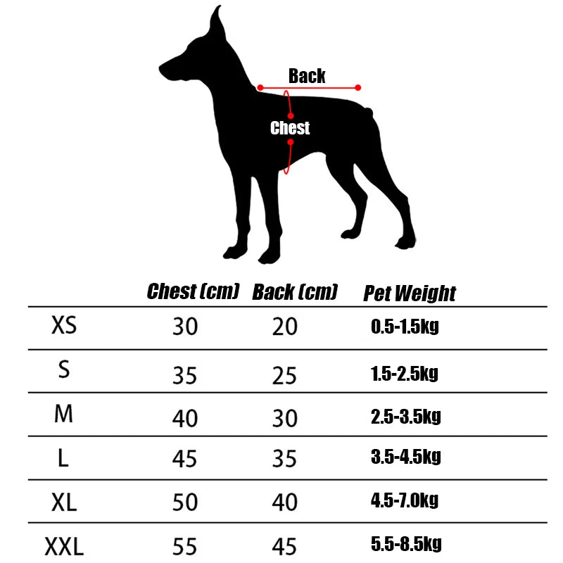 Plain Cotton T-Shirt for Dogs