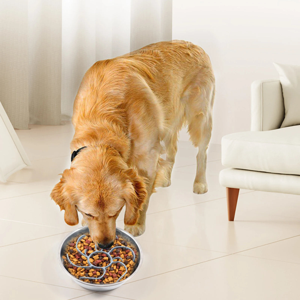 Slow Feeder Insert for Dog Bowls