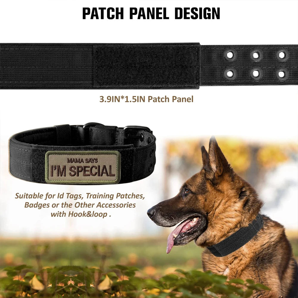 Tactical Military-Style Dog Collar