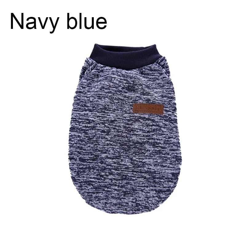 Casual Sweatshirt for Small Dogs - Navy Blue / XS