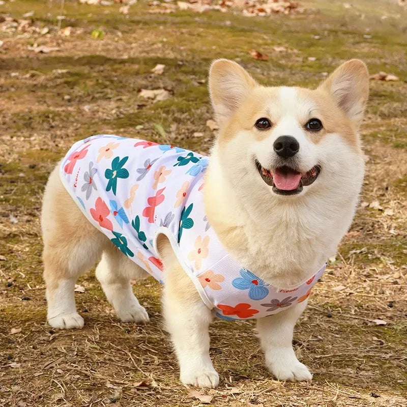 Cartoon Cooling Summer Vest for Dogs