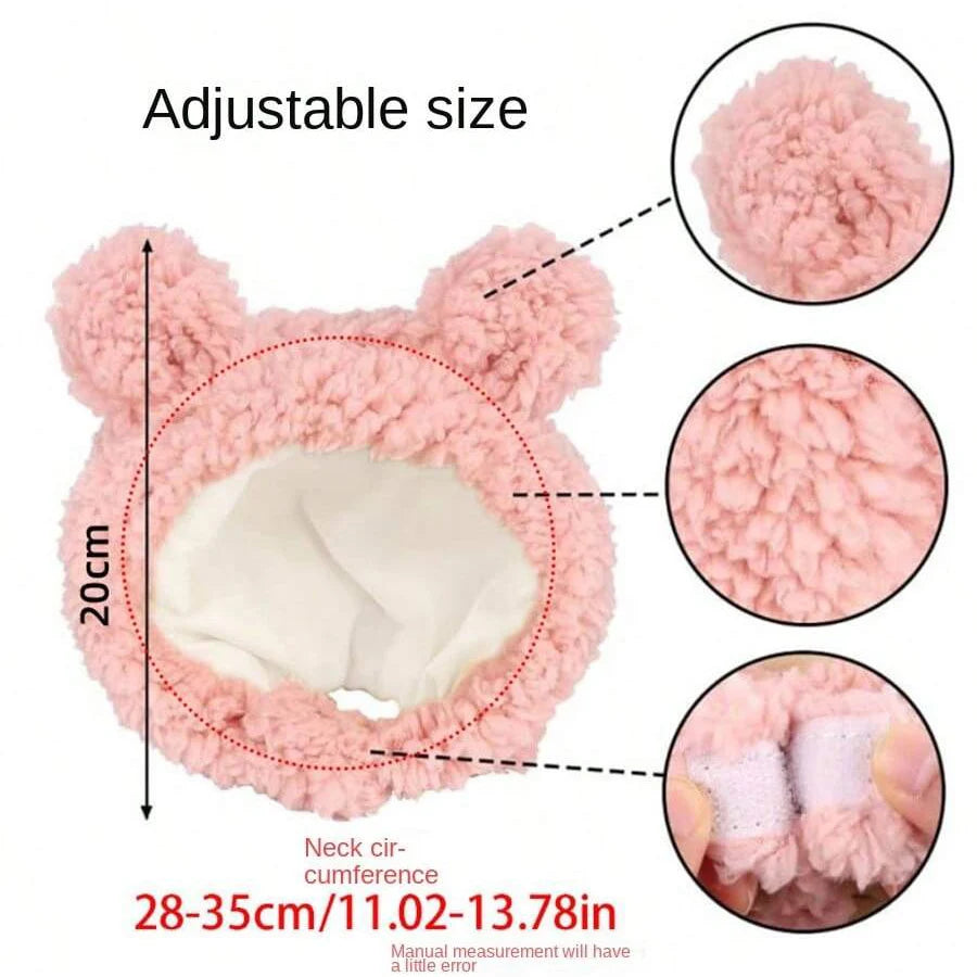 Bunny and Bear Ear Hat for Pets