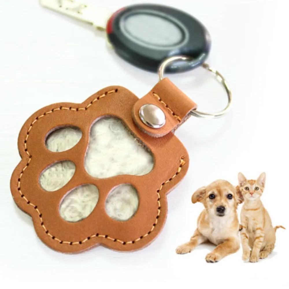 Cat Claw Fur Keepsake Pouch Keyring