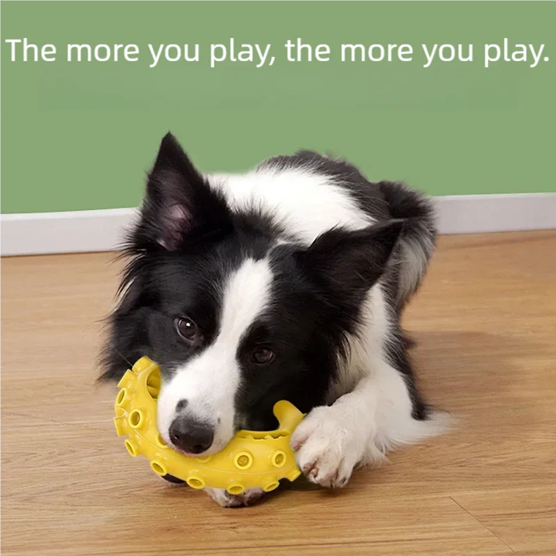 Treat-Holding Rubber Chew Ring