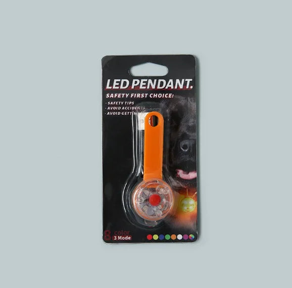 Rechargeable LED Collar Light - Orange
