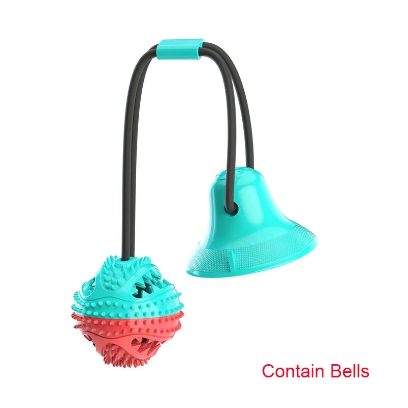 Suction Cup Tug Toy with Treat Ball