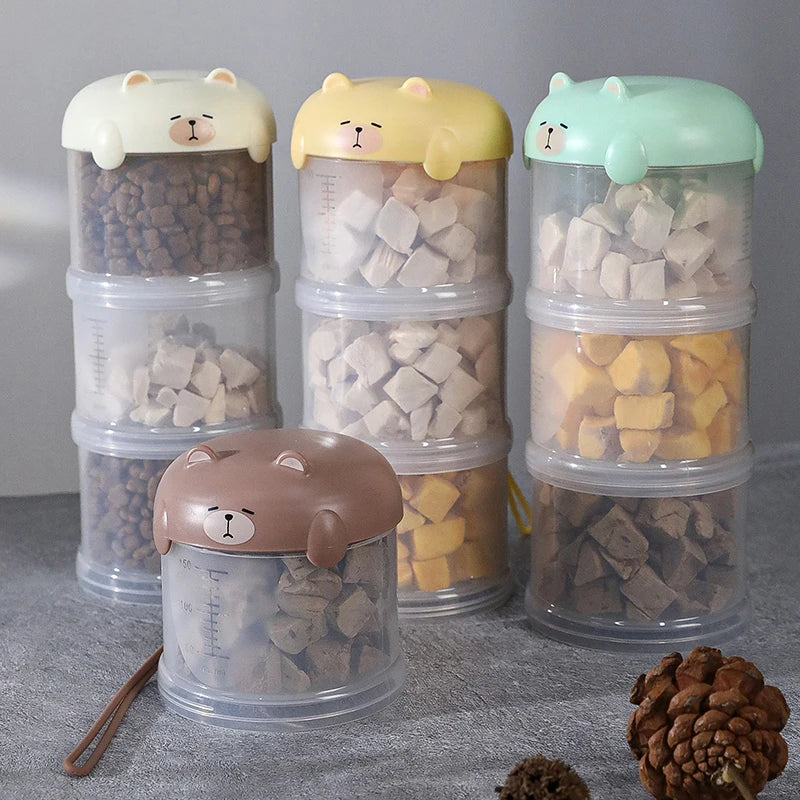Stackable Treat and Food Pots