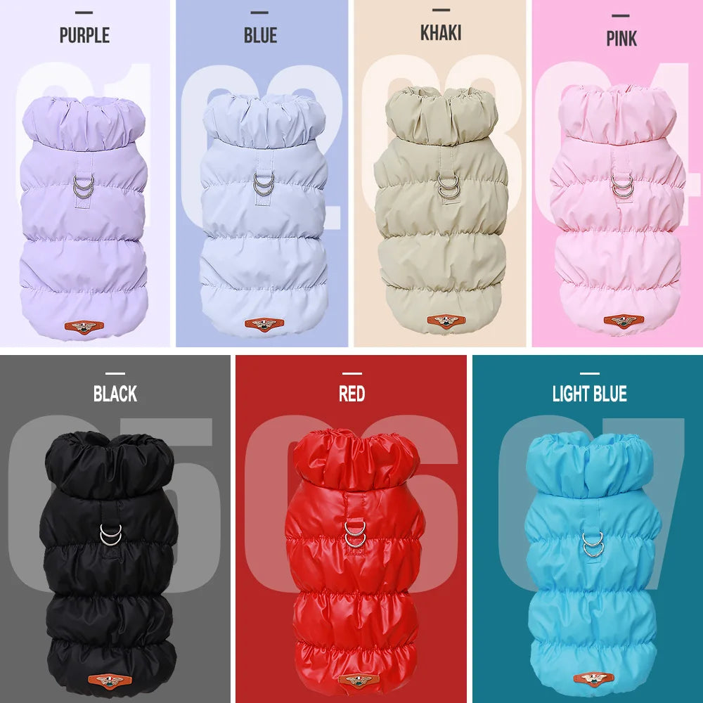 Padded Winter Coat for Small Dogs