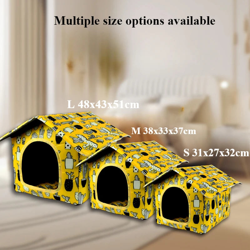 Foldable Printed Pet House