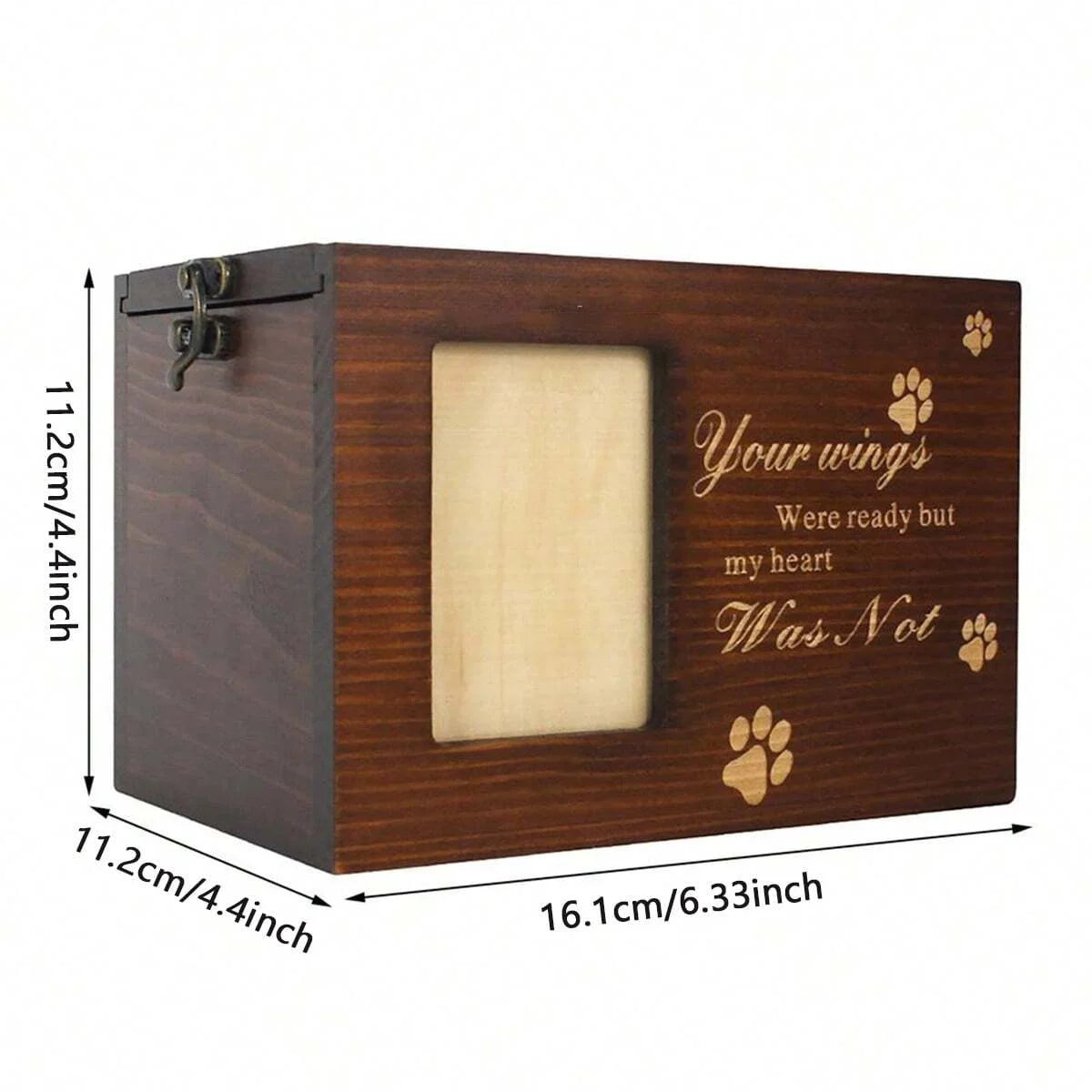 Solid Wood Pet Urn