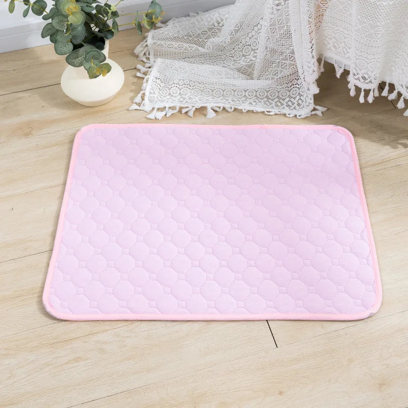 Reusable Washable Pee Pad for Dogs - Pink / 50x35 cm