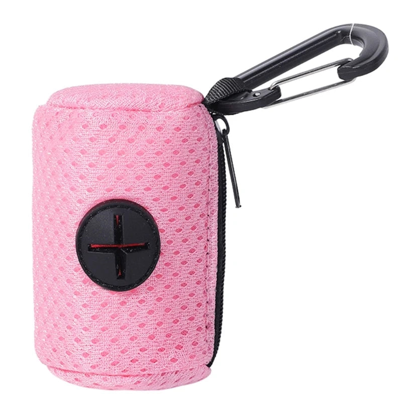 Poop Bag Holder for Dog Leads - Pink