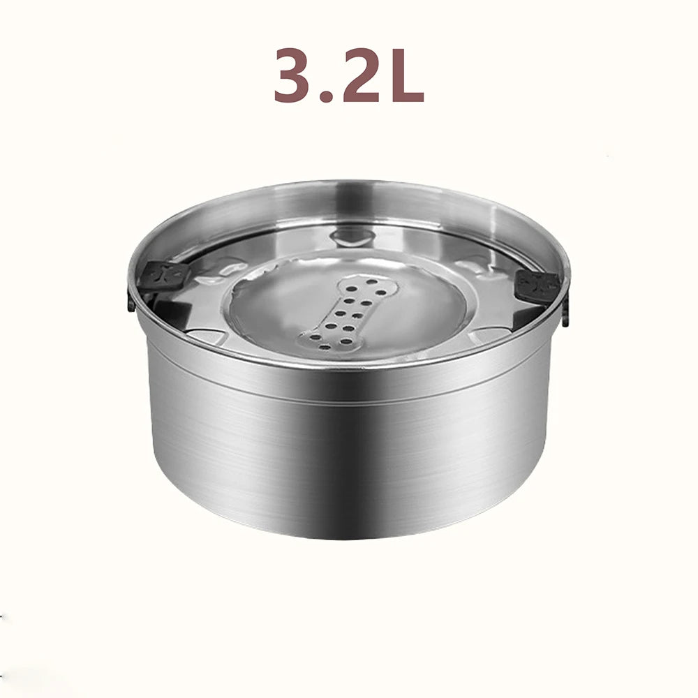 Stainless Steel No-Spill Water Bowl