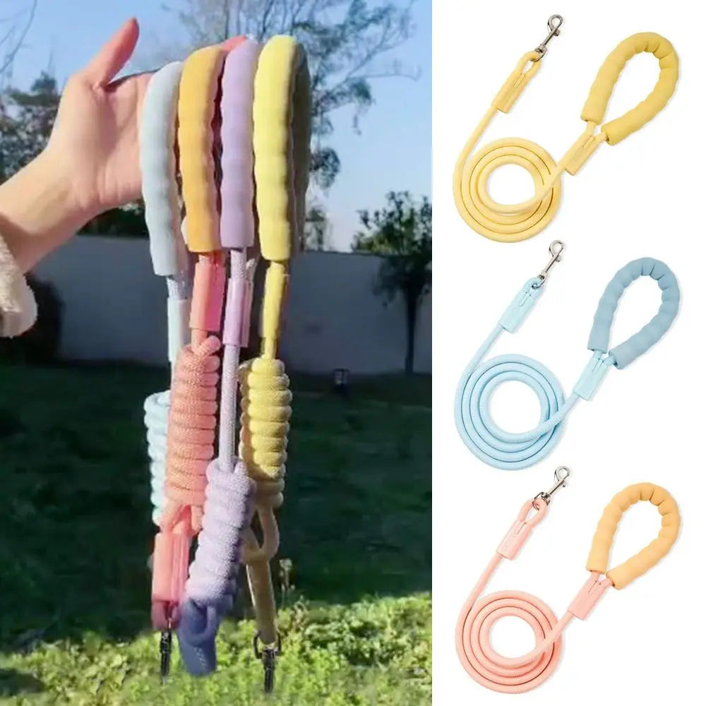 Pastel Rope Lead with Padded Handle