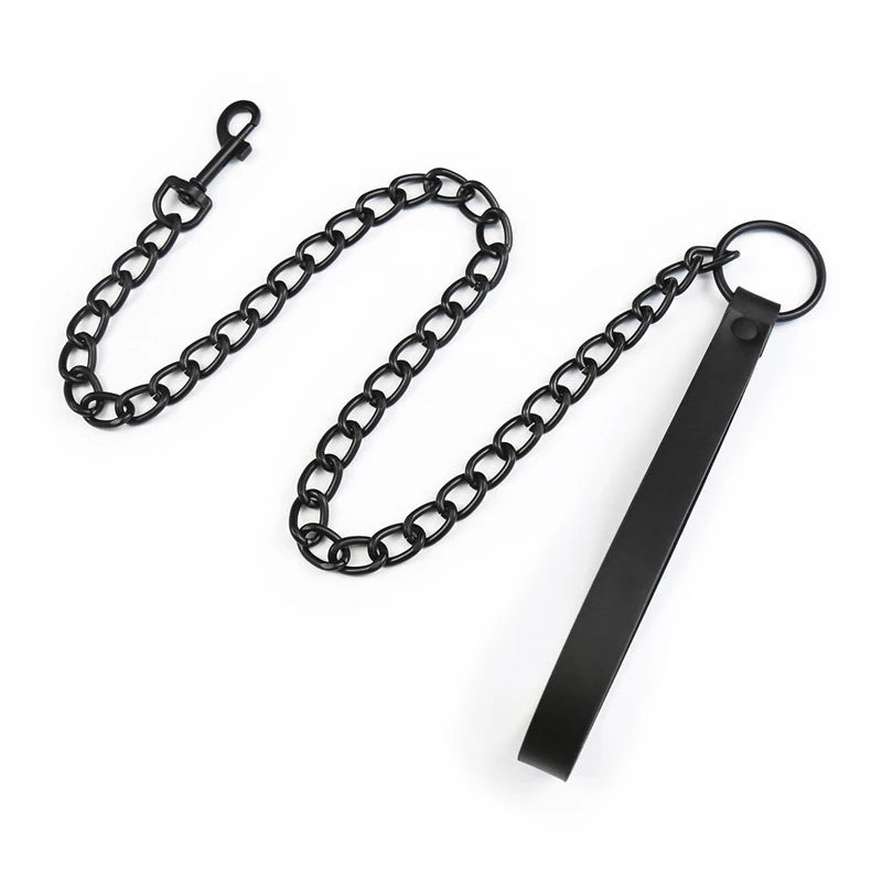 Chew-Proof Chain Dog Lead with Padded Handle