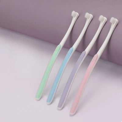 Small Round-Head Toothbrush for Pets