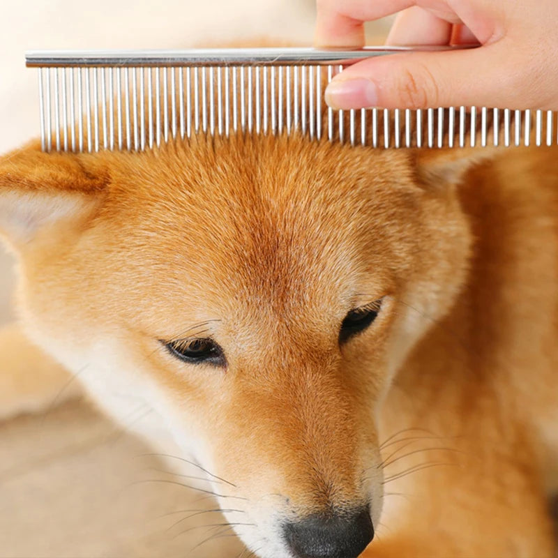 Stainless Steel Grooming Comb for Dogs and Cats