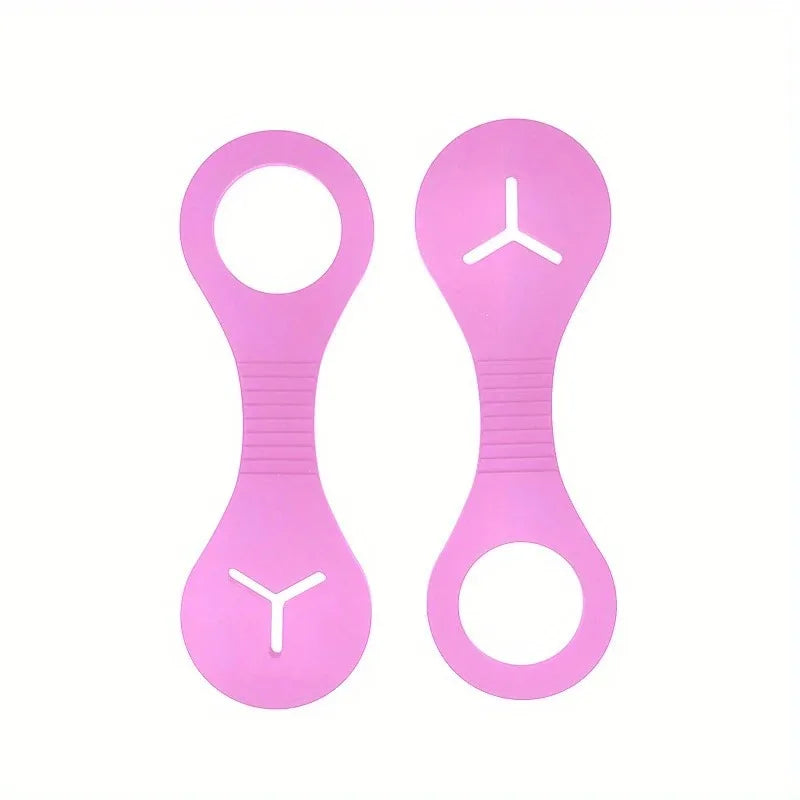 Silicone Poop Bag Holder Clip - Pink2