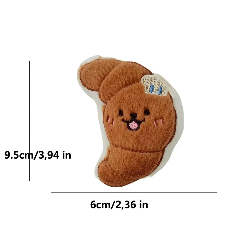 Squeaky Plush Cake and Coffee Cup Dog Toy