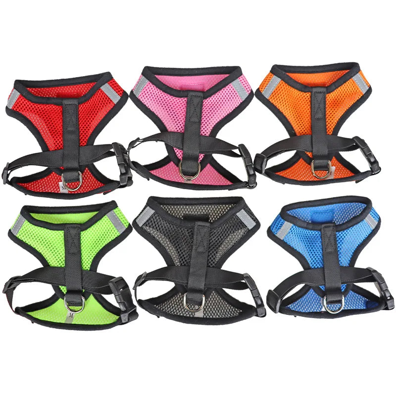 Mesh Vest Harness and Lead Set for Cats and Small Dogs